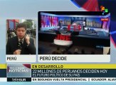 Candidatos a la presidencia de Perú organizan sendos desayunos