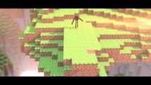Monster School- Cliff Diving - Minecraft Animation