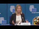Report TV - Takimi Rama-Basha, Mogherini: Të jetë hapi final për 'drejtësinë'