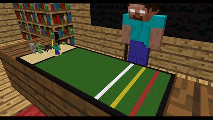 Monster School- Javelin Throw - Minecraft Animation