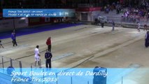 Finale tir rapide en double masculin, France Tirs, Sport Boules, Dardilly 2015