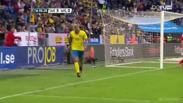 3-0 John Guidetti Goal HD - Sweden vs Wales 05.06.2016 HD