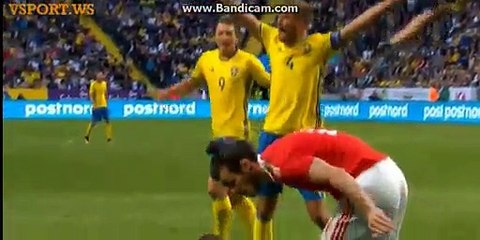 Gareth Bale Incredible MISS- Sweden vs Wales - 05-06-2016