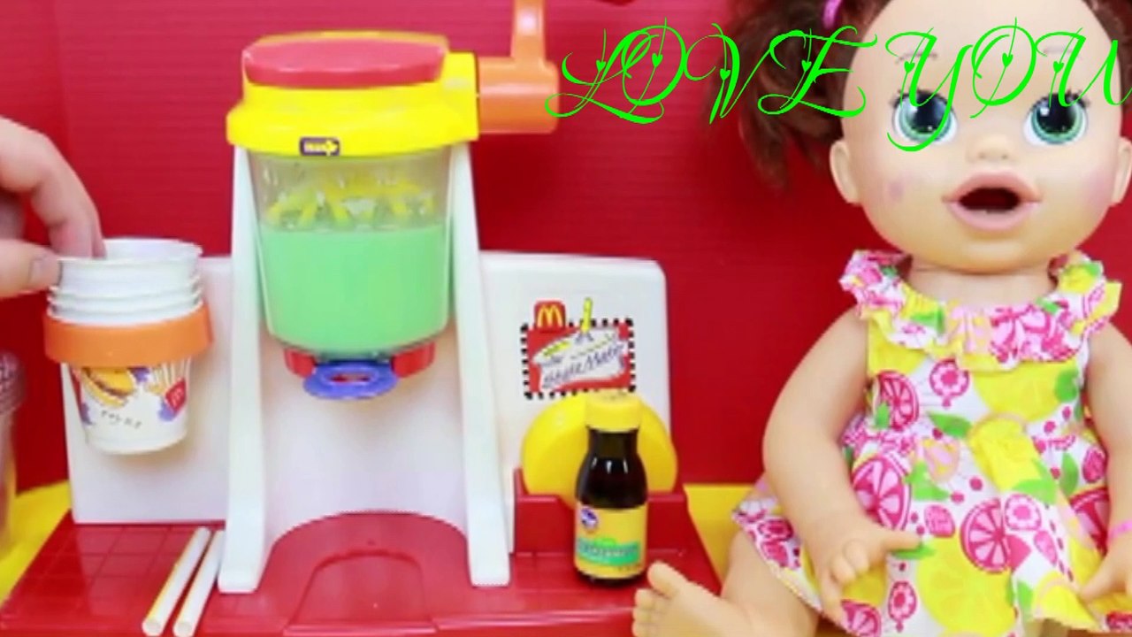 Baby Alive Eats  Happy Meal Magic Shake Maker Shamrock Shake  2