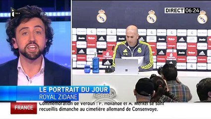 PORTRAIT DE ZINEDINE ZIDANE- VALENTIN SPITZ - MAI 2016