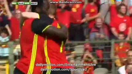 Romelu Lukaku Goal HD Belgium 1-0 Norway 5 6 2016