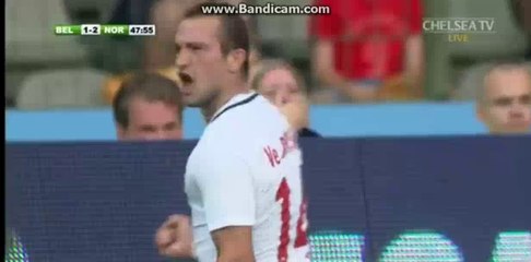 1-2 Veton Berisha  Goal - Belgium 1-2 Norway - 05-06-2016