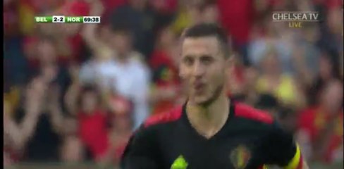 Eden Hazard Goal- Belgium 2-2 Norway - 05-06-2016