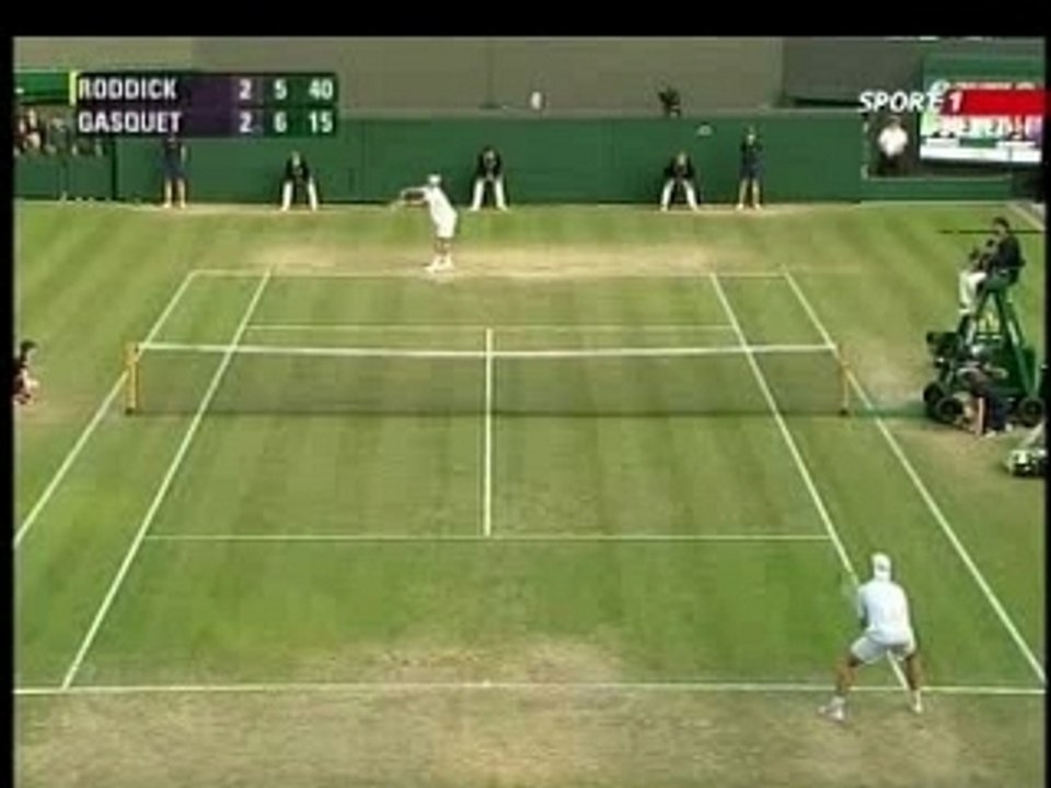 Gasquet vs. Roddick