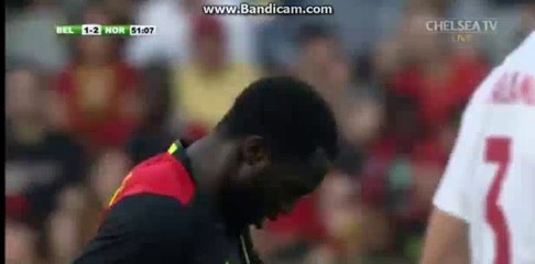 Romelu Lukaku incredible MISS- Belgium 1-2 Norway - 05-06-2016