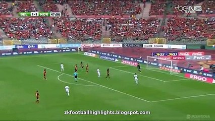 1-2 Veton Berisha Goal HD - Belgium vs Norway 05.06.2016 HD