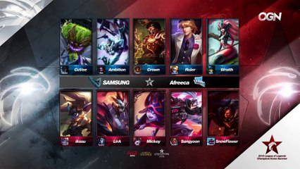 2016 LCK Summer - Group Stage - W2D1: Afreeca Freecs vs Samsung Galaxy (Game 2)