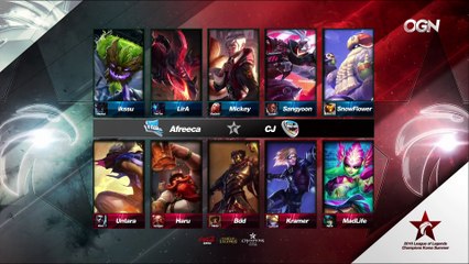 2016 LCK Summer - Group Stage - W2D6: CJ Entus vs Afreeca Freecs (Game 2)