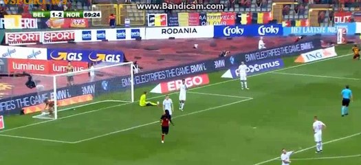 Eden Hazard Amazing GOAAAL - Belgium 2-2 Norway 05-06-2016