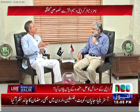 MQM & Peoples of Karachi are always denied by National Govt. Waseem Akhtar