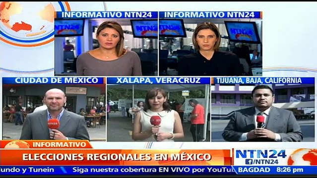 Enrique Peña Nieto informa que elecciones regionales en México se realizan con normalidad y sin incidentes mayores