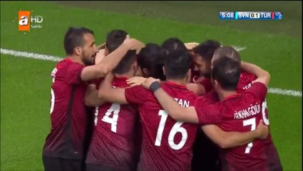 Burak Yilmaz Goal vs Slovenia (0-1)!