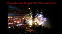 Christophe Maé-Arènes de Nîmes-Diaporama Concert-26/07/2014