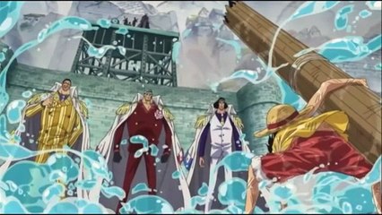 Luffy vs Ammiragli ita