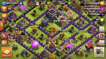 Clash of Clans - Town Hall 9 (TH9) Awesome Farming Base 2016