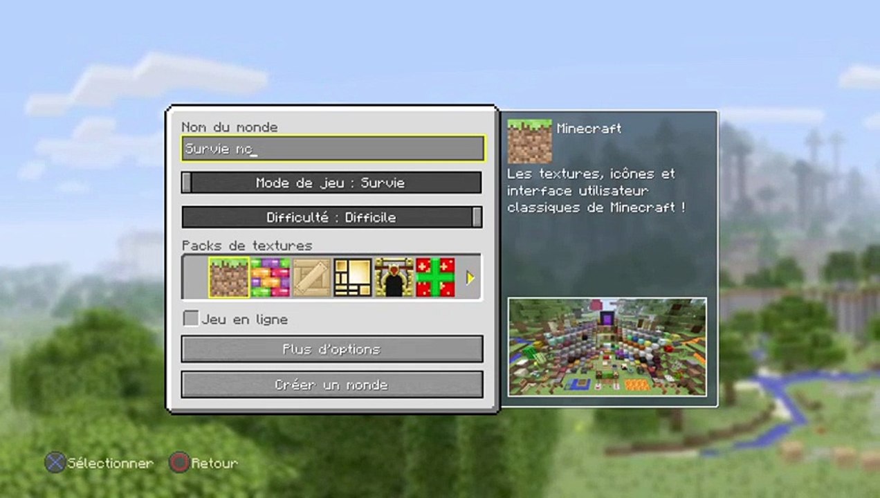 Minecraft ps4 #1 l aventure commence venez nombreux svp