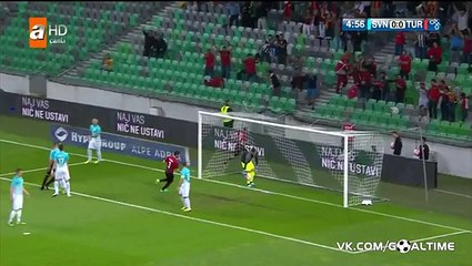 Burak Yilmaz Goal HD - Slovenia 0-1 Turkey - 05-06-2016