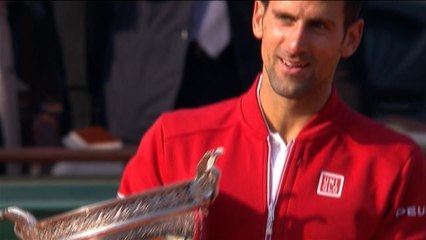 Novak Djokovic remporte sa première victoire à Roland-Garros - Le 05/06/2016 à 22:00