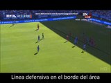 Goles de falta frontal-lateral recibidos Espanyol 2015-2016