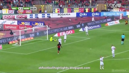 Eden Hazard Goal HD - Belgium 2-2 Norway 05.06.2016
