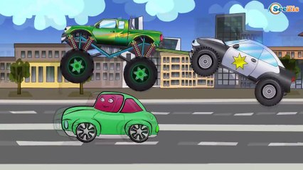 ✔ Carros Para Niños / Un Camión Monstruo, Camión de bomberos / Capitulos Completos ✔