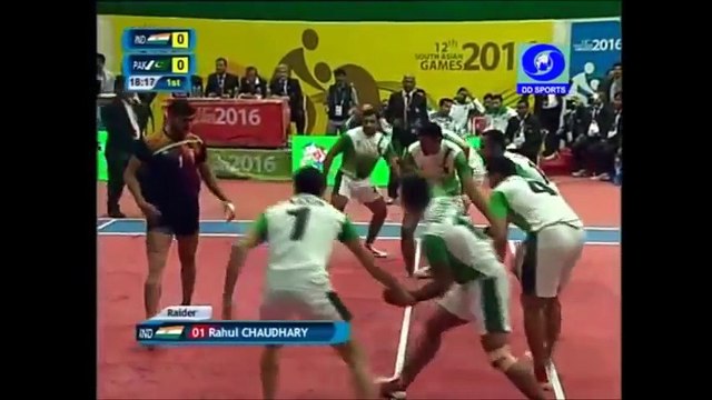 Men's Kabaddi Final League Match(India Vs Pakistan) 12th South Asian Games, 2016