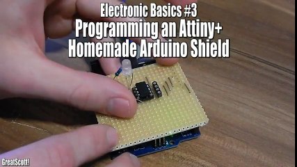 Programming an Attiny+Homemade Arduino Shield