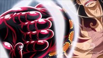 Luffy vs Doflamingo - GEAR 4 (Fourth) BOUNDMAN KONG GUN - One Piece 726 [HD] 1080p