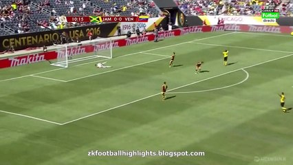 Clayton Donaldso Amazing Shot chance HD - Jamaica vs Venezuela 05.06.2016 HD