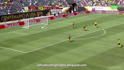 Clayton Donaldso Amazing Shot chance HD - Jamaica vs Venezuela 05.06.2016 HD