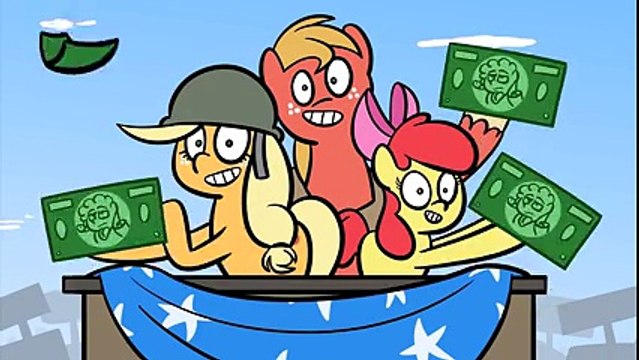 How Applejack Won the War - - MLP my little pony ANIMATION ANIMATED