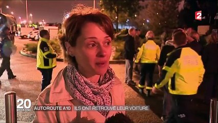 Autoroute A10 : ils ont retrouvé leur voiture