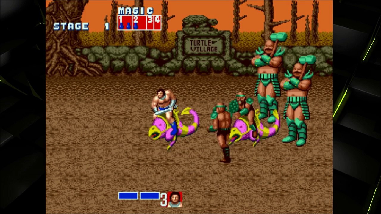 Golden Axe  - Sega Genesis (steam version) - Chrono and Tori