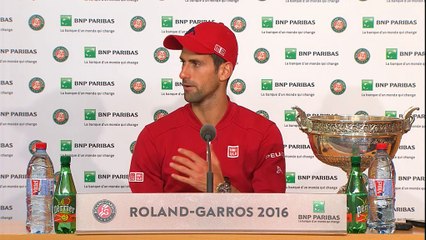 Roland-Garros - Djokovic se compare à Federer et Nadal