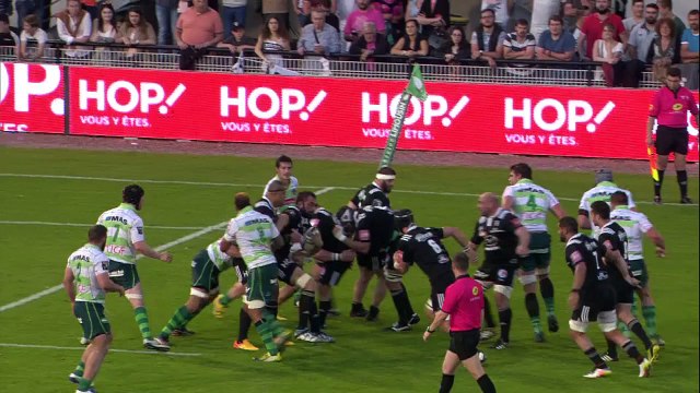 TOP 14 - Brive - Pau : 46-10 - Essai 1 Sevanaia GALALA (BRI) - J26 - Saison 2015-2016