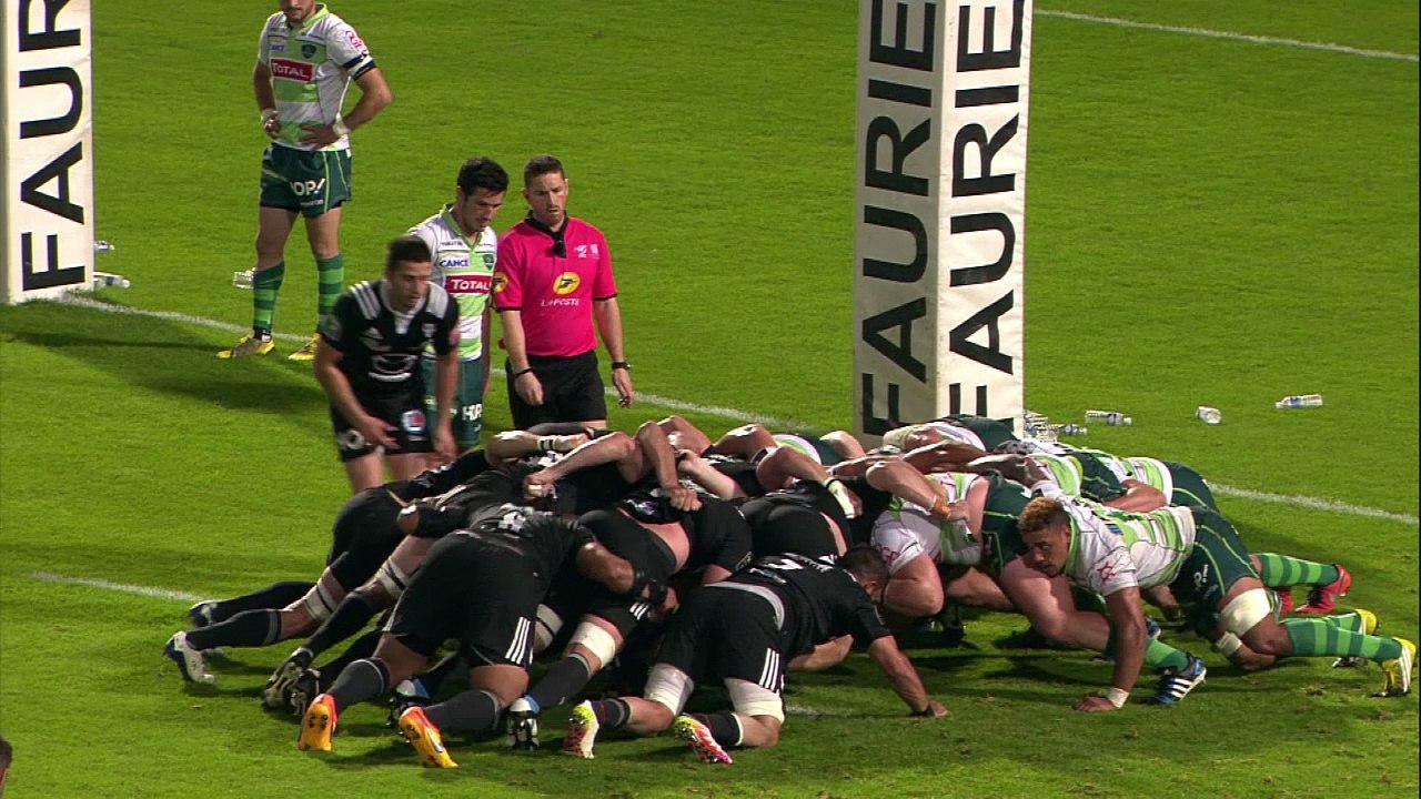 TOP 14 - Brive - Pau : 46-10 - Essai Sisa KOYAMAIBOLE (BRI) - J26 - Saison 2015-2016