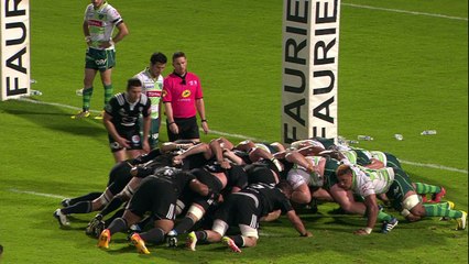 TOP 14 - Brive - Pau : 46-10 - Essai Sisa KOYAMAIBOLE (BRI) - J26 - Saison 2015-2016
