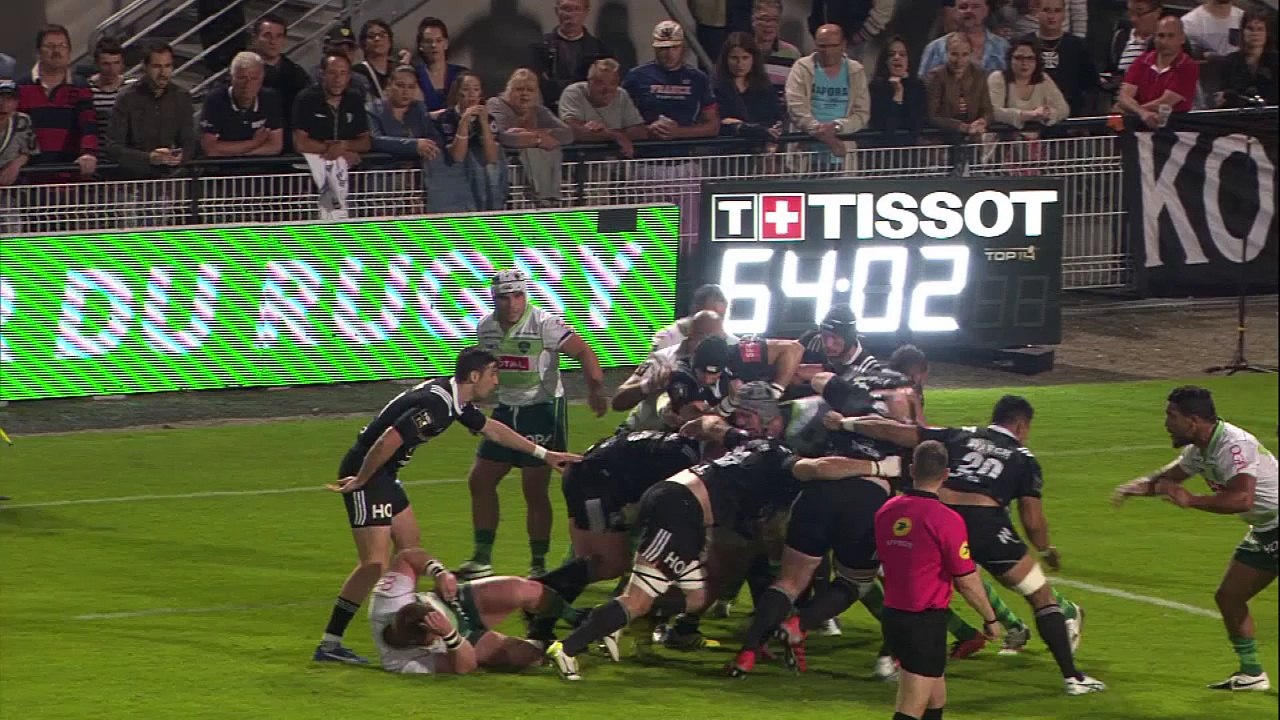 TOP 14 - Brive - Pau : 46-10 - Essai de pénalité (BRI) - J26 - Saison 2015-2016