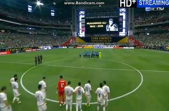 Respect For Muhamed Ali After Dead - Mexico 0-0 Uruguay