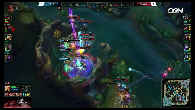 2016 LCK Summer - Group Stage - W2D5: ESC Ever vs ROX Tigers (Game 1)