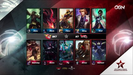 2016 LCK Summer - Group Stage - W2D6: KT Rolster vs SK Telecom T1 (Game 2)