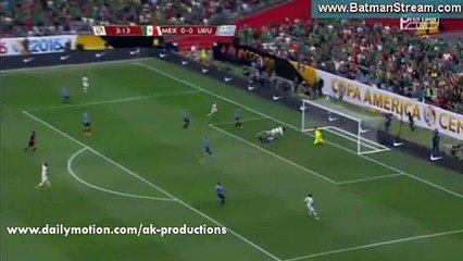 Own Goal Alvaro Pereira HD Mexico 1-0 Uruguay Copa America 2016