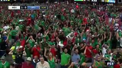 Hector Herrera Goal - Mexico vs Uruguay 1-0  06-06-2016