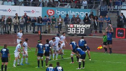 TOP 14 - Racing 92 - Montpellier : 40-25 - Essai Akapusi QERA (MON) - J26 - Saison 2015-2016