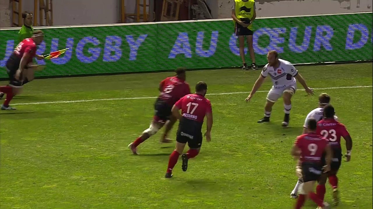 TOP 14 - Toulon - Bordeaux-Bègles : 44-3 - Essai Jean-Charles ORIOLI (TLN) - J26 - Saison 2015-2016